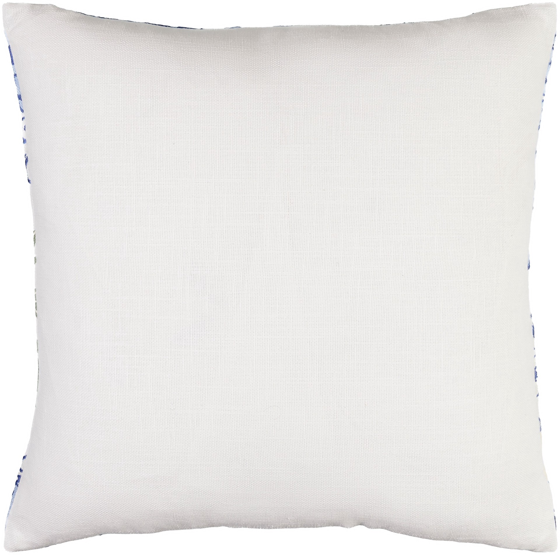 slide 4 of 6, allen + roth 18-in x 18-in Blue Square Indoor Decorative Pillow, 1 ct