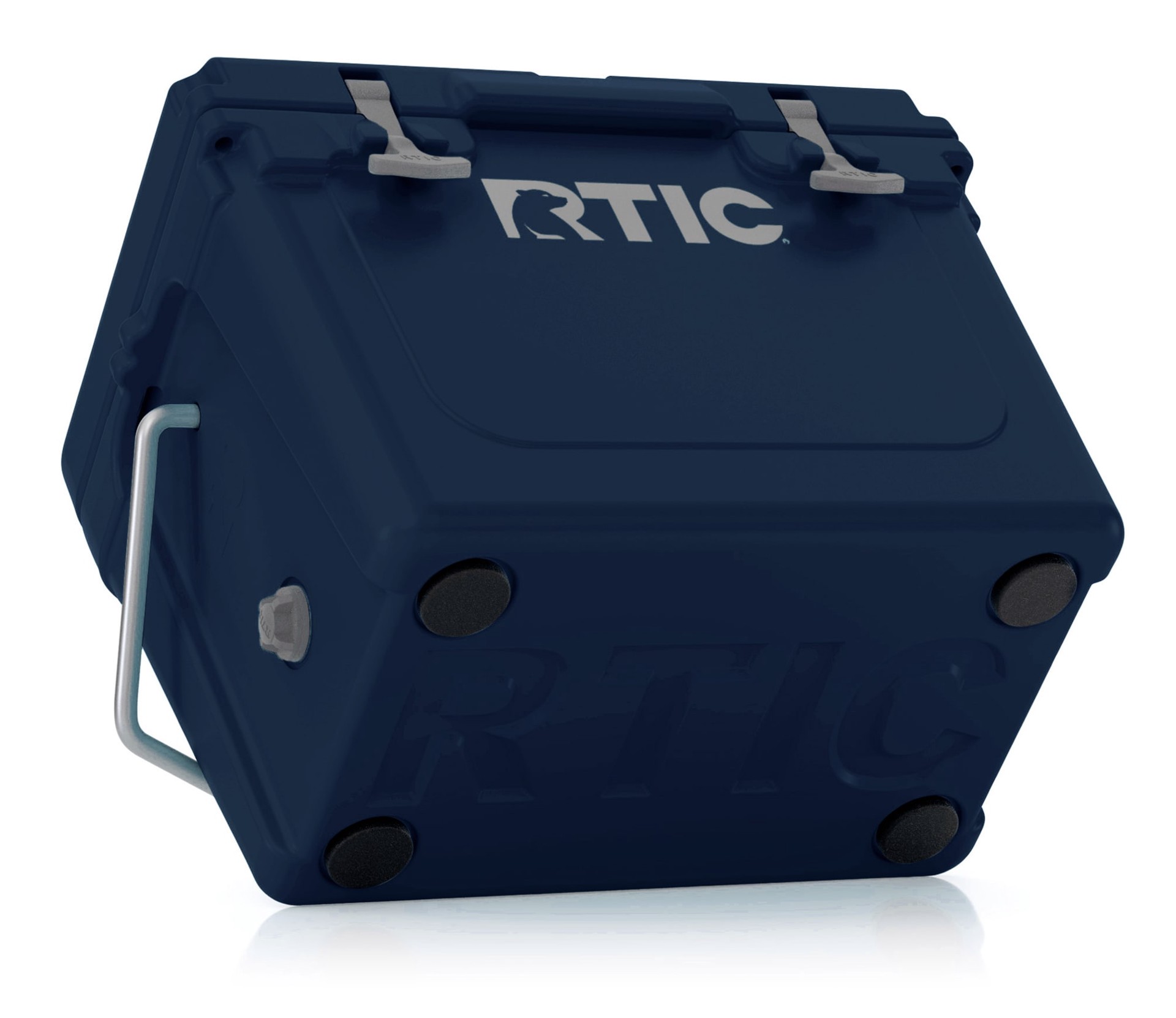 slide 6 of 6, RTIC Outdoors Ultra-Tough Navy 20 Quart(s) Hard rotomolded Insulated Chest cooler with Drainage Spout, 1 ct