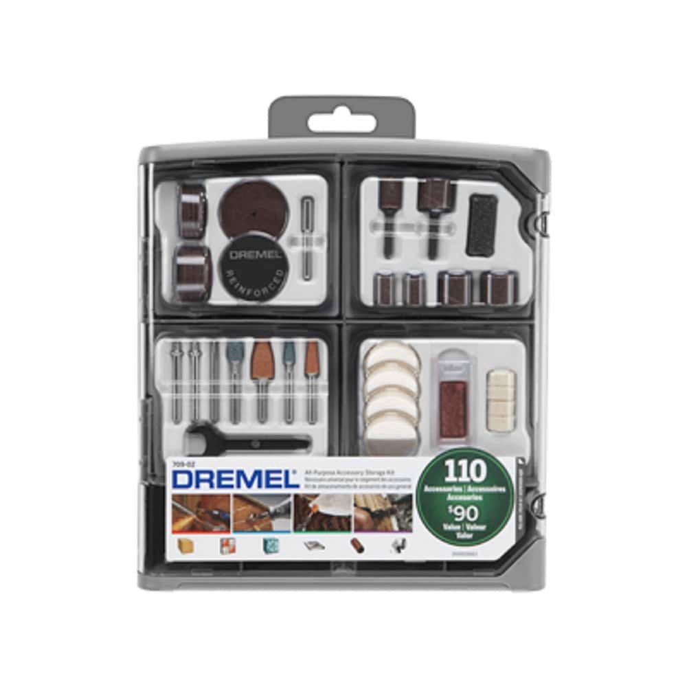 slide 1 of 6, Dremel 110 -Piece Set Set Multipurpose Accessory kit Set, 1 ct
