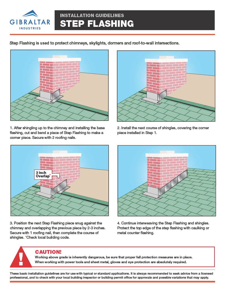 slide 2 of 5, Gibraltar Building Products 4-in x 8-in Black Galvanized Steel Step Flashing, 1 ct