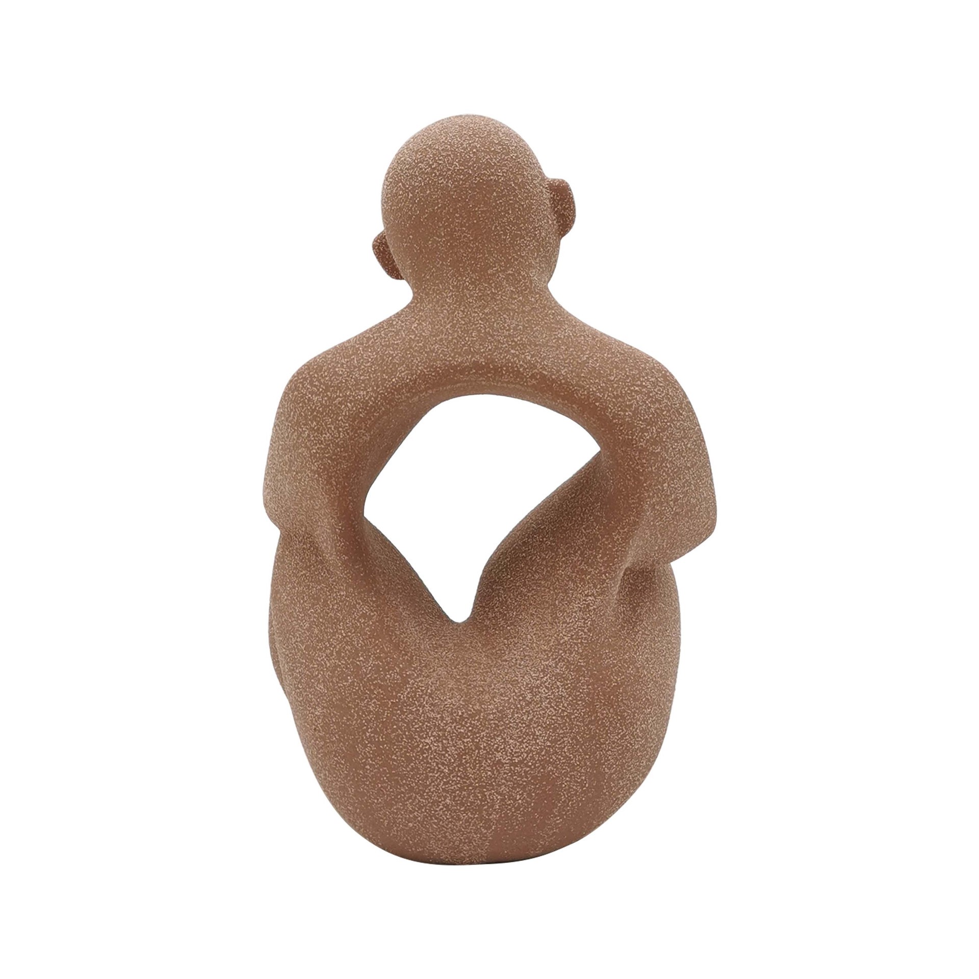 slide 2 of 6, Origin 21 Brown Ceramic Modern Statue, 1 ct