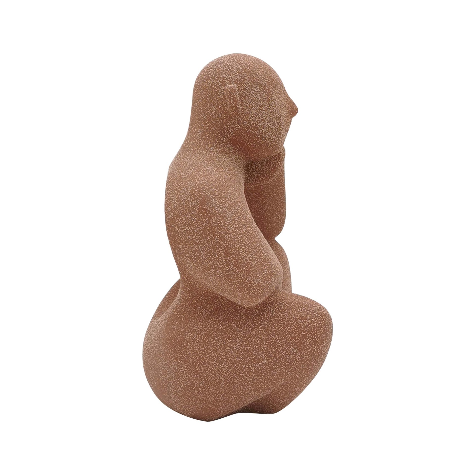 slide 4 of 6, Origin 21 Brown Ceramic Modern Statue, 1 ct