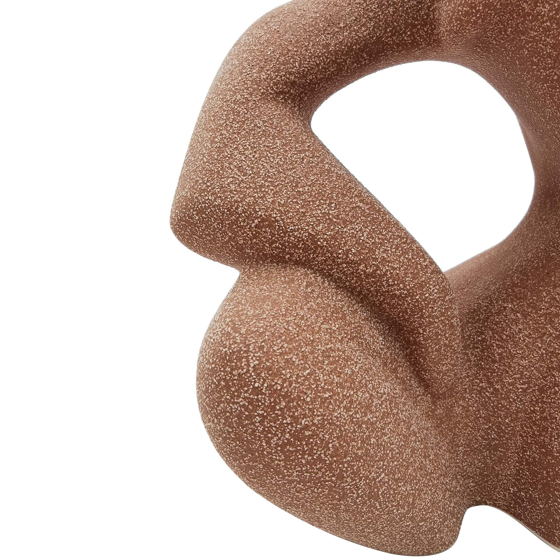 slide 5 of 6, Origin 21 Brown Ceramic Modern Statue, 1 ct