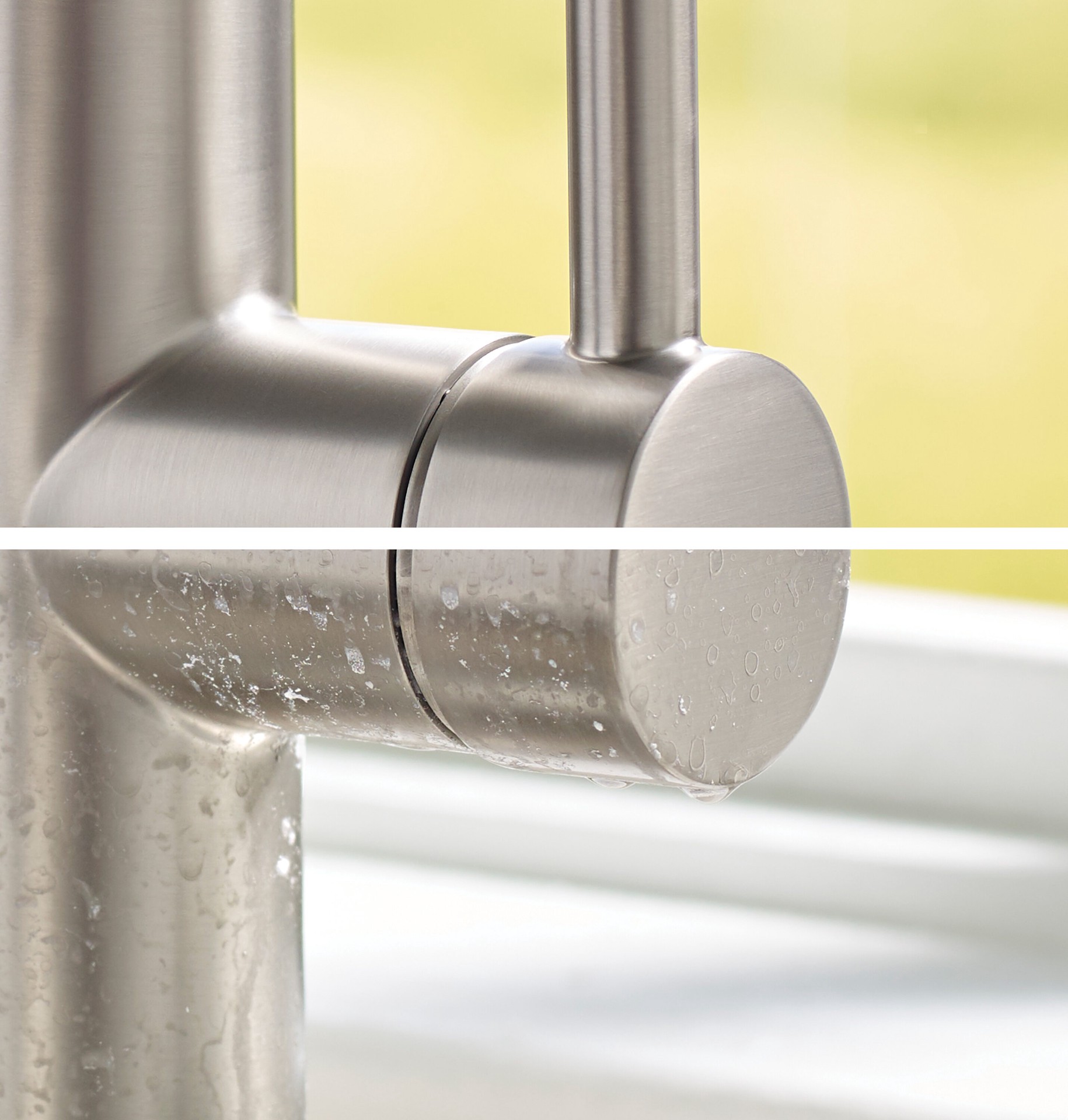 slide 6 of 6, allen + roth Harlow Simplefit Spot Free Stainless Steel Single Handle Deck-mount Pull-down Kitchen Faucet with Sprayer (Includes Deck Plate) (Includes Soap Dispenser), 1 ct