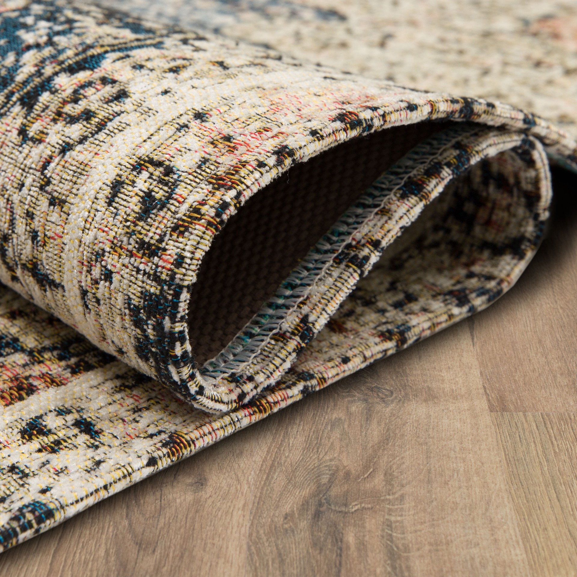 slide 3 of 6, allen + roth Tapestry 2 x 4 (ft) Multi Rectangular Indoor Mid-Century Modern Pet Friendly Area rug 6, 1 ct