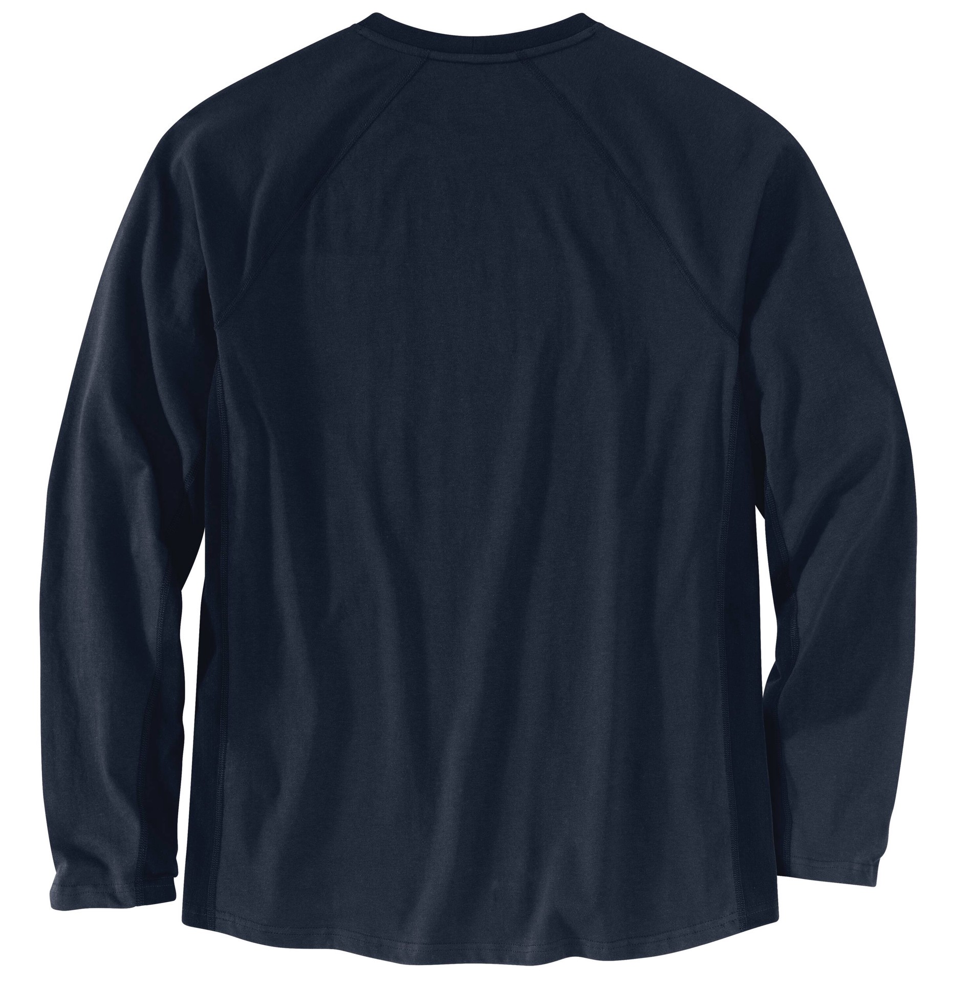 slide 2 of 4, Carhartt Men's Blue Medium weight Jersey Long sleeve Solid T-shirt ( 2XL ), 1 ct