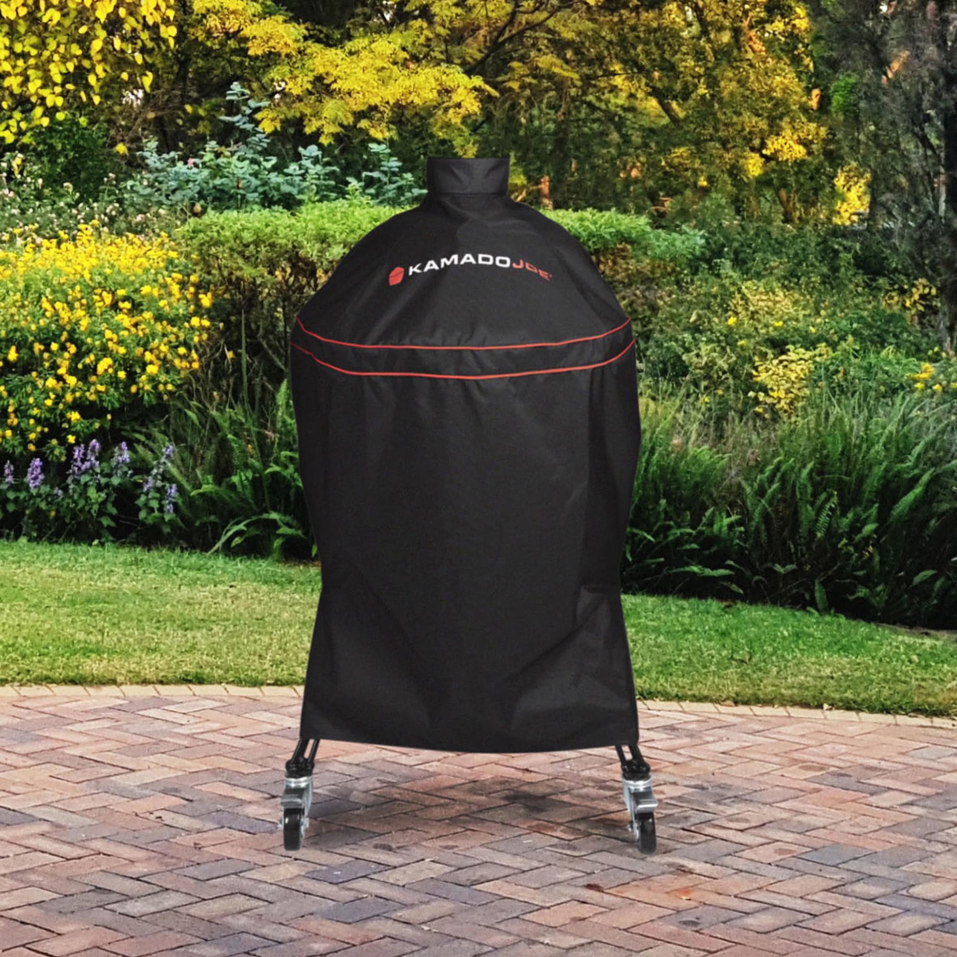 slide 4 of 6, Kamado Joe 32-in W x 48-in H Black Kamado Grill Cover, 1 ct