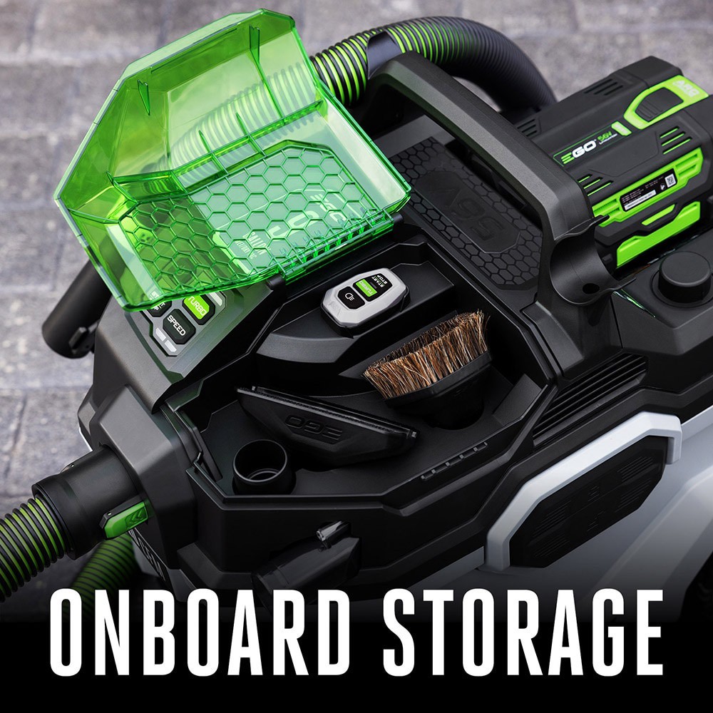 slide 4 of 6, EGO POWER+ 56-volt 9-Gallon 5 HP Cordless Wet/Dry Shop Vacuum with Accessories Included (Battery Included), 1 ct