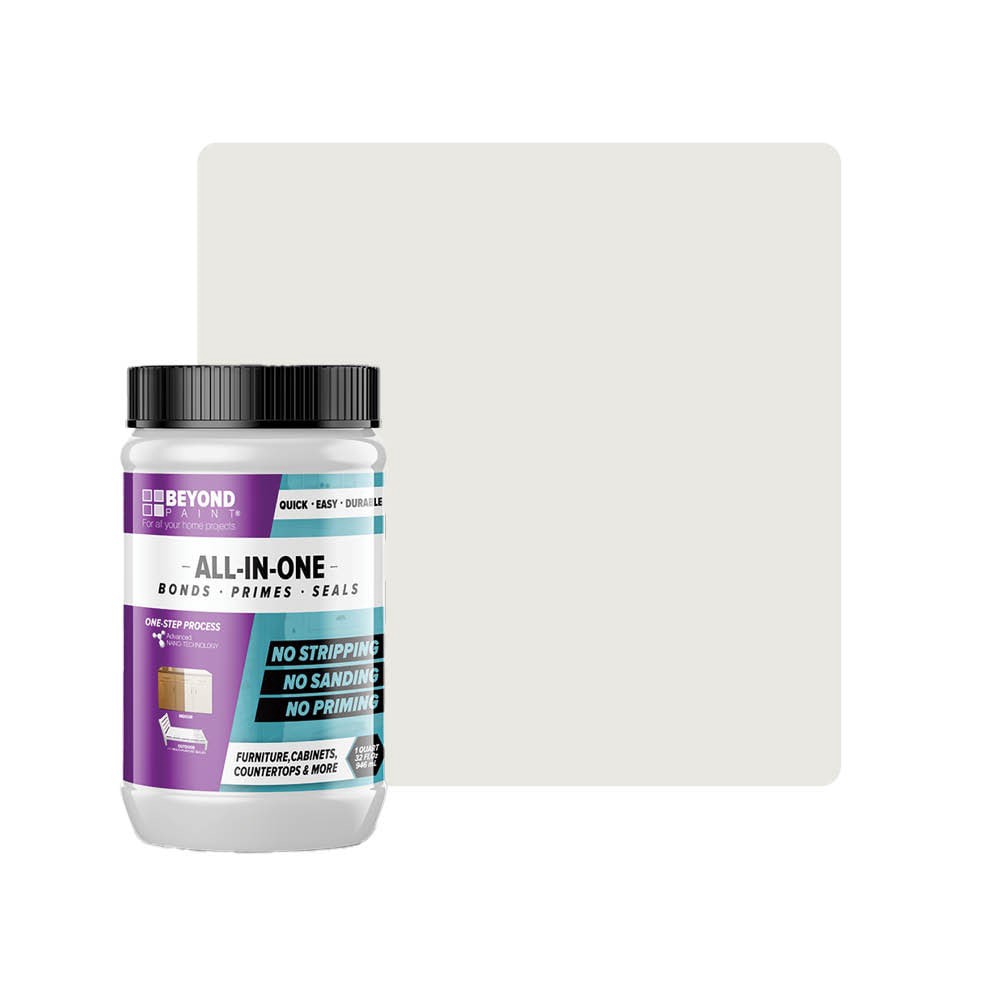 slide 1 of 6, Beyond Paint Cabinets- Countertops- and- Furniture Flat Bright White ( 1-quart ), 1 ct