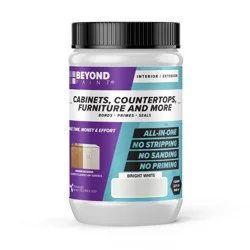 Beyond Paint Matte Bright White Cabinet and Furniture Paint ( 1-quart )