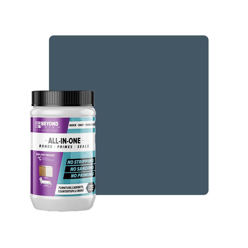 slide 1 of 6, Beyond Paint Cabinets- Countertops- and- Furniture Flat Deep Blue ( 1-quart ), 1 ct