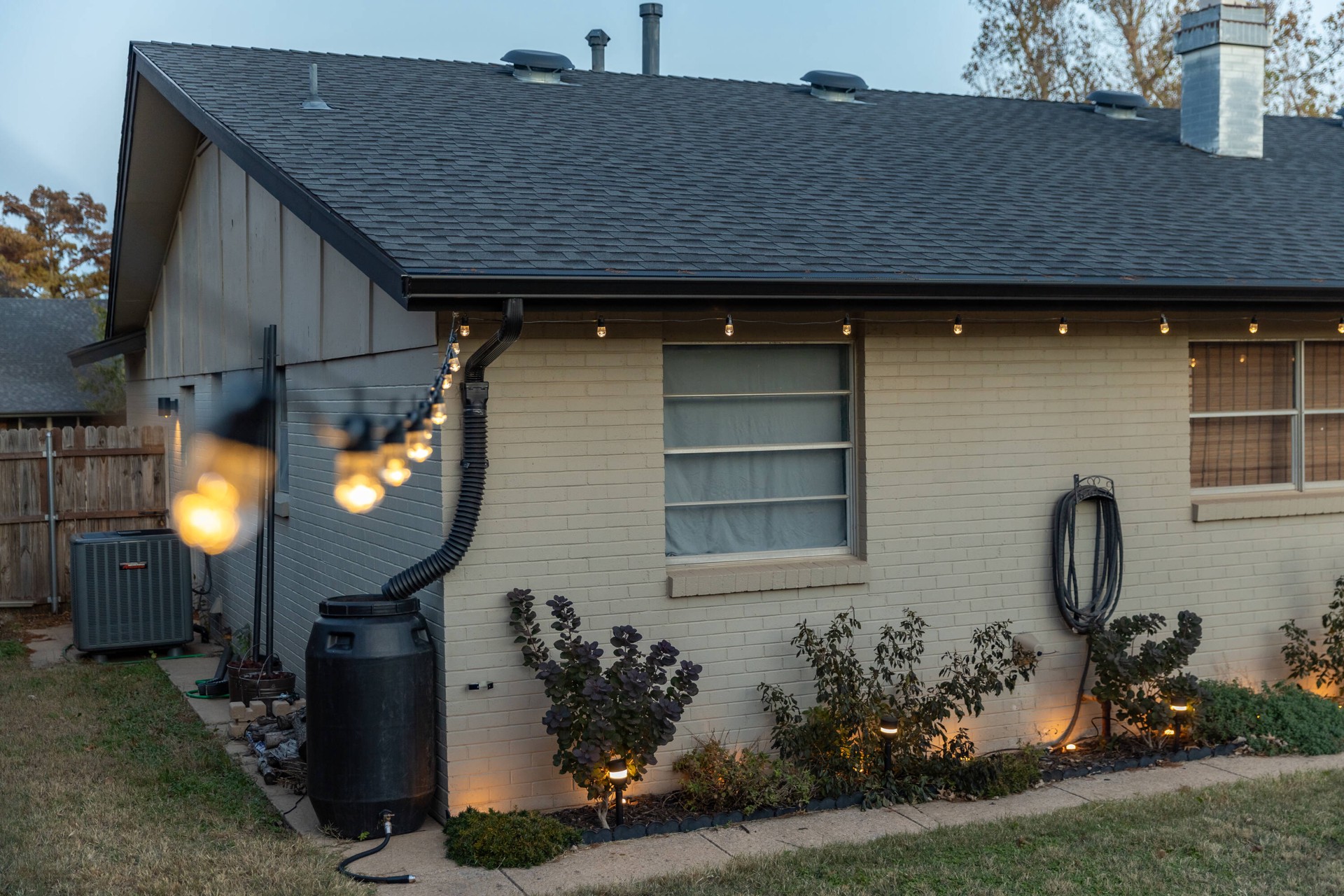 slide 6 of 6, Enbrighten 20-ft Plug-in Black Indoor/Outdoor String Light with 10 Color changing -Light LED Edison Bulbs Wi-Fi Compatibility, 1 ct