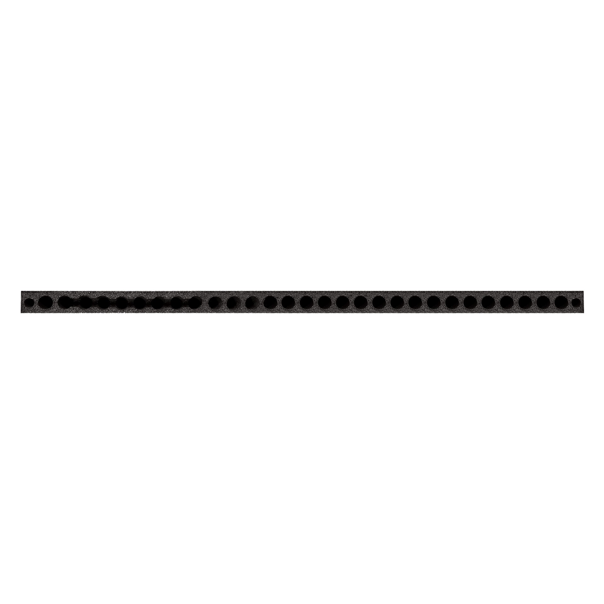 slide 4 of 6, Multy Home 3.9-ft x 4-in Landscape Garden Borders Black Rubber Landscape edging section with stakes, 1 ct