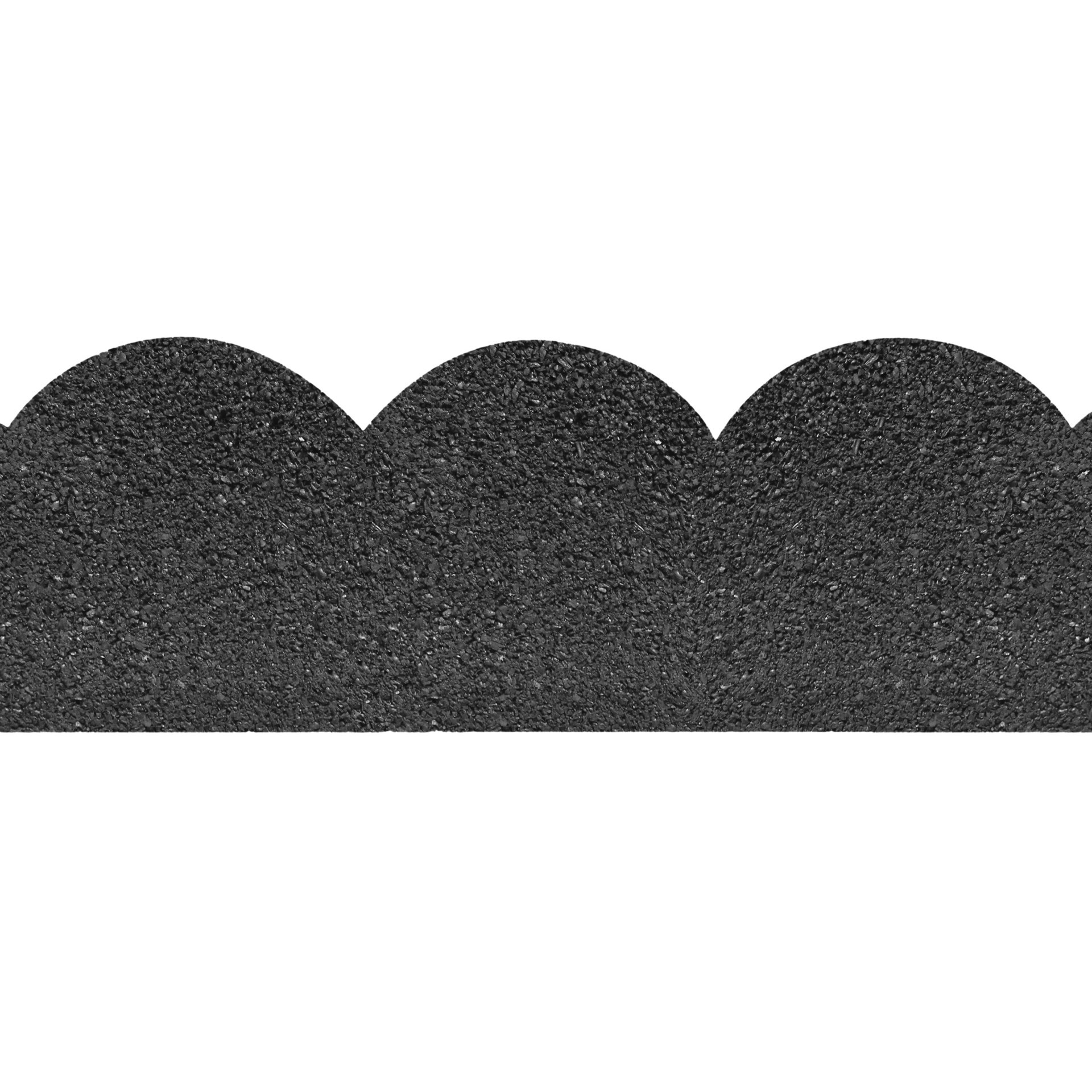 slide 6 of 6, Multy Home 3.9-ft x 4-in Landscape Garden Borders Black Rubber Landscape edging section with stakes, 1 ct