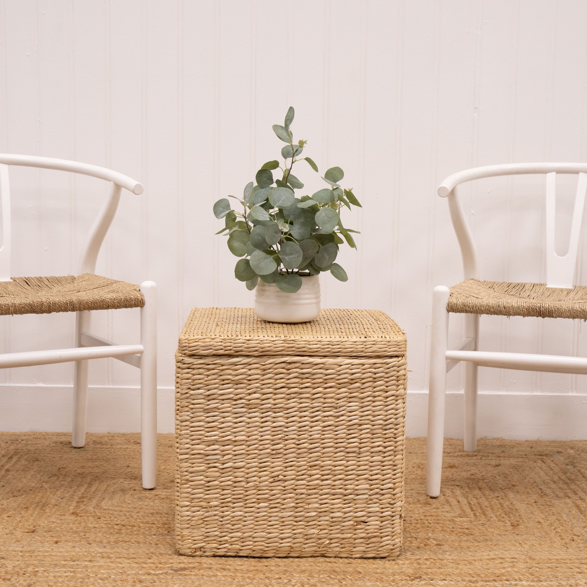 slide 4 of 6, allen + roth 16-in Green Indoor Desktop Eucalyptus Artificial plant, 1 ct