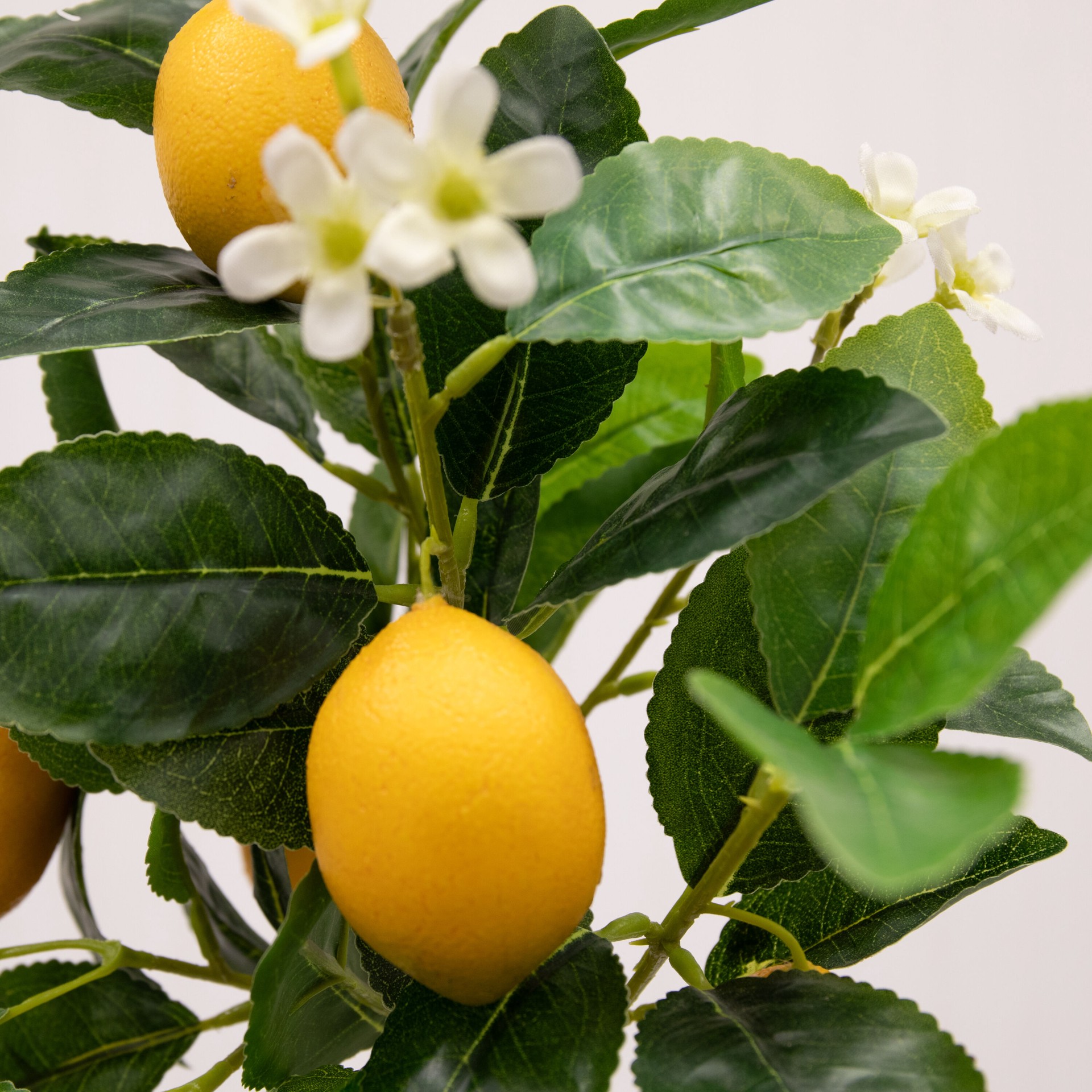 slide 2 of 6, allen + roth 17-in Green Indoor Floor Mixed greenery Artificial plant, 1 ct