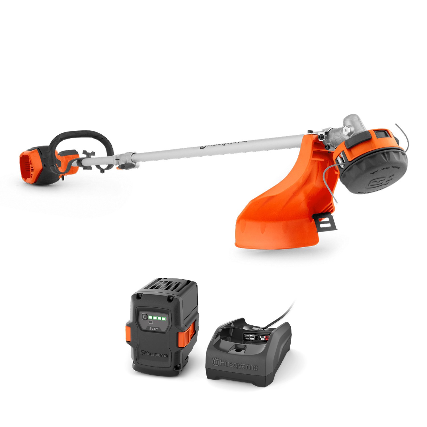 slide 1 of 6, Husqvarna 330iKL 40-volt 18-in Straight Shaft Attachment Capable Battery String Trimmer 4 Ah (Battery Included) (Charger Included), 1 ct