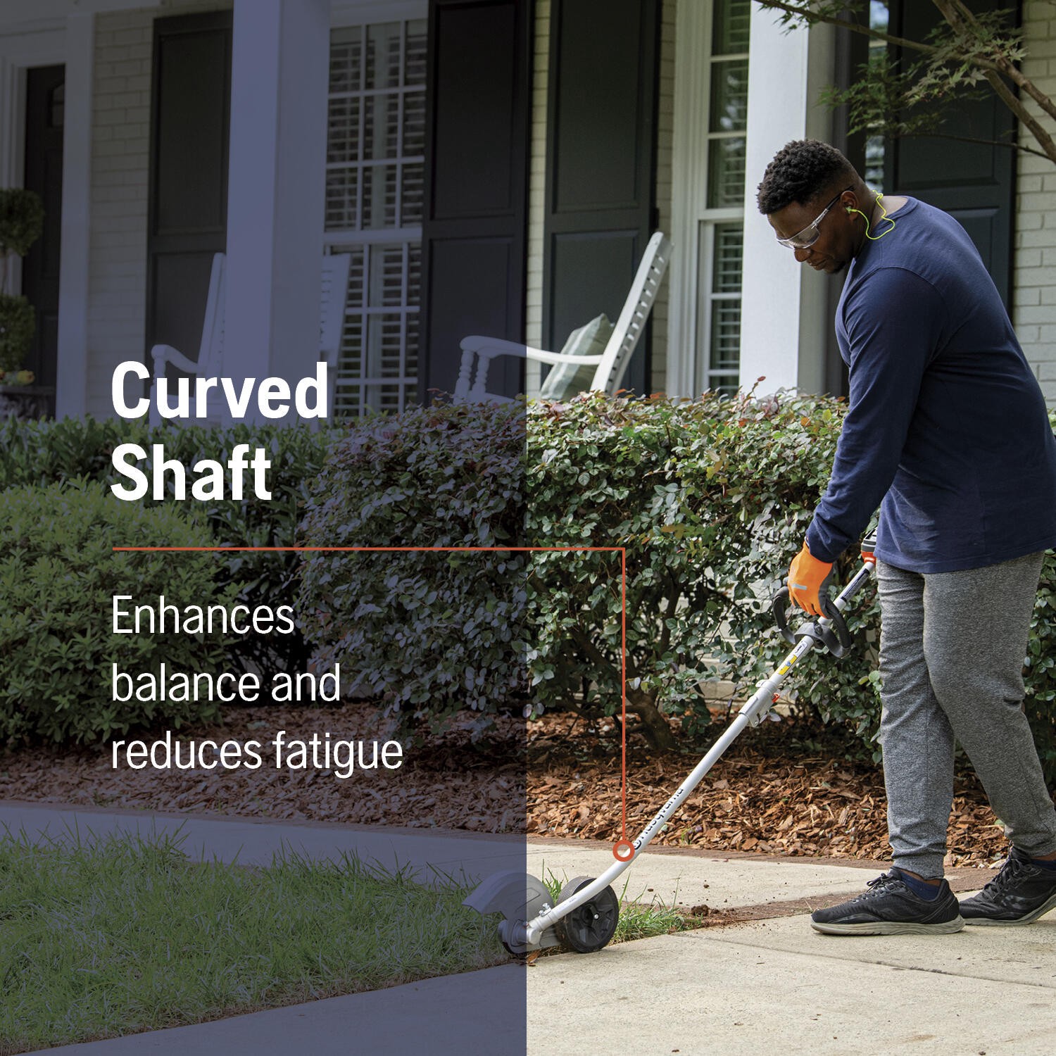 slide 4 of 5, Husqvarna ECA308 Edger attachment, 1 ct