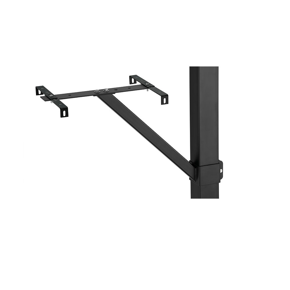 slide 2 of 6, RELIABILT Mailbox Post Black Steel Flat Mount Mailbox Post, 1 ct