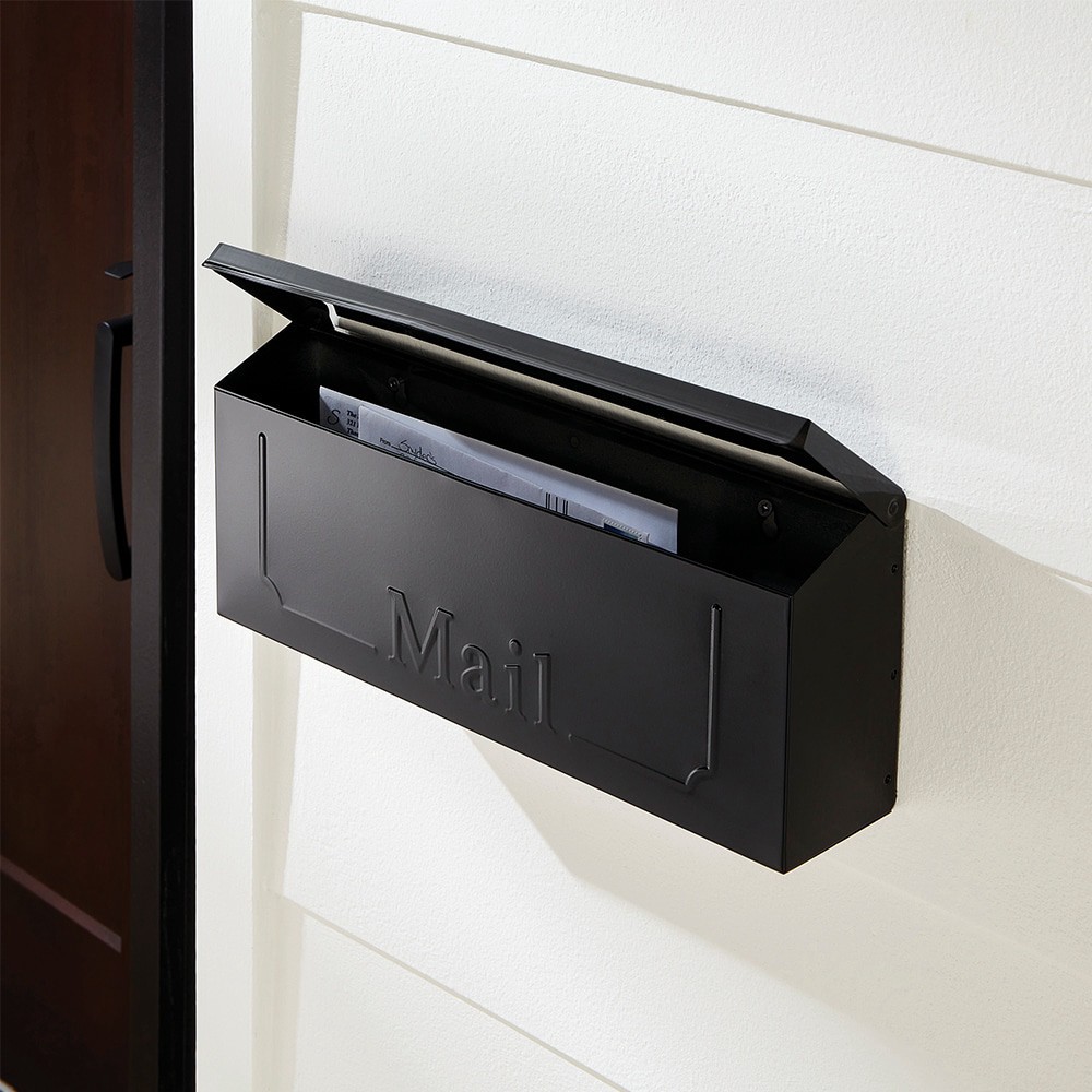 slide 3 of 5, RELIABILT Mailbox Metal Standard Mailbox Black, 1 ct