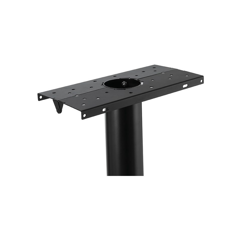 slide 2 of 6, RELIABILT Mailbox Post Black Aluminum Flat Mount Mailbox Post, 1 ct