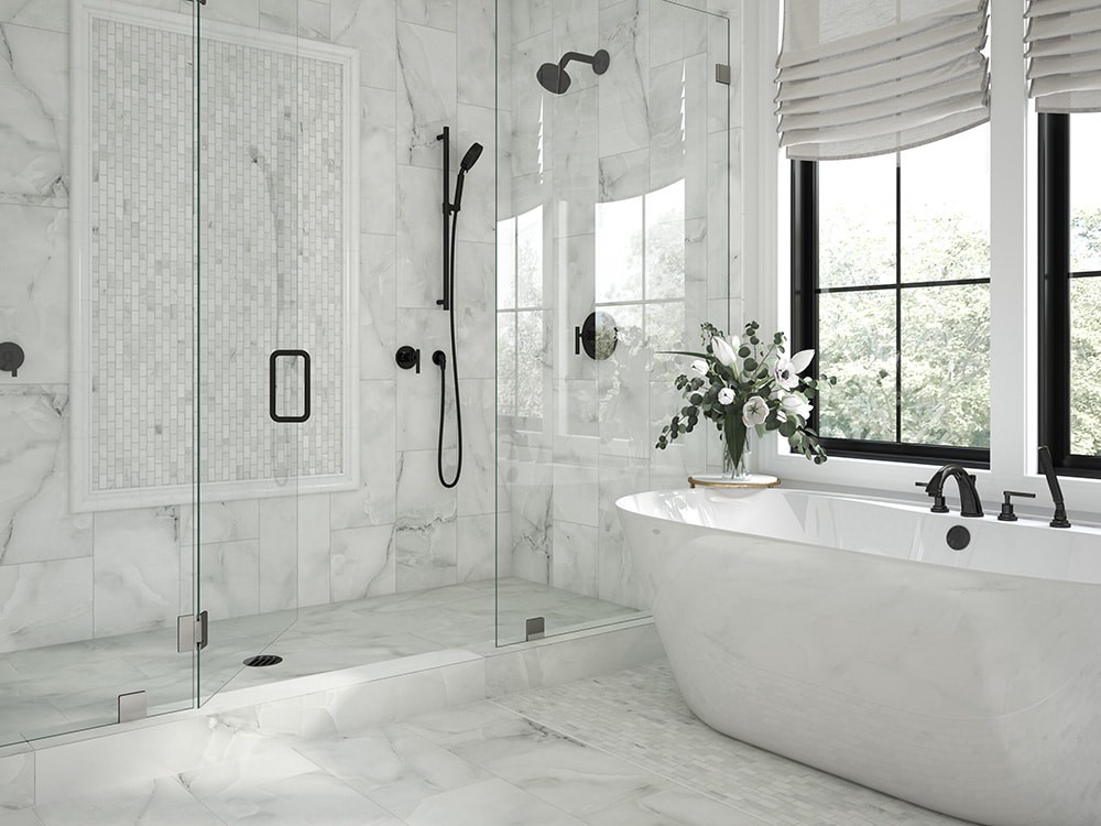 slide 3 of 6, Elida Ceramica Saharra Sky 24-in x 48-in Matte Porcelain Floor and Wall Tile ( 7.75-sq ft Piece ), 1 ct