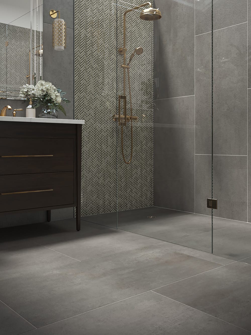 slide 3 of 6, Elida Ceramica Stonegate 24-in x 48-in Matte Porcelain Floor and Wall Tile ( 7.75-sq ft Piece ), 1 ct