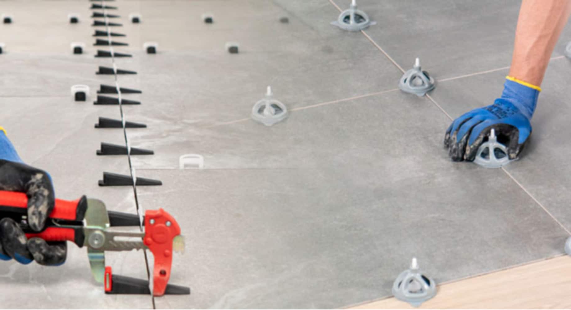 slide 3 of 3, RUBI 1/8-in Plastic Tile spacing kit Tile Spacer and Leveling System 400 -Pack, 1 ct