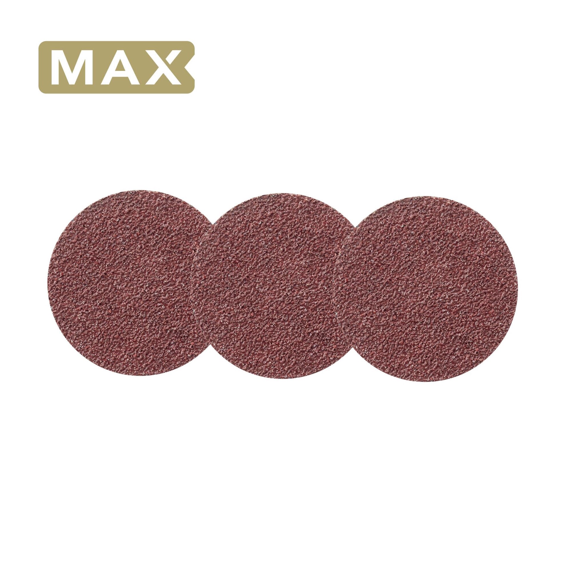 slide 3 of 6, Dremel 60-Grit 3 -Piece Aluminum oxide 1-1/2-in Sanding Disc Accessory Set, 1 ct