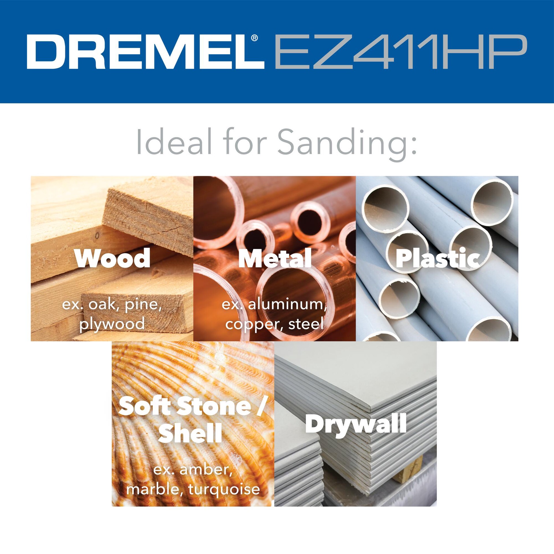 slide 4 of 6, Dremel 60-Grit 3 -Piece Aluminum oxide 1-1/2-in Sanding Disc Accessory Set, 1 ct
