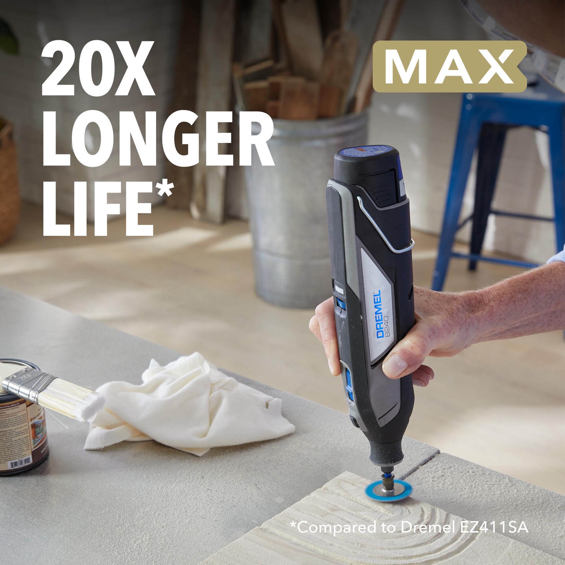 slide 5 of 6, Dremel 60-Grit 3 -Piece Aluminum oxide 1-1/2-in Sanding Disc Accessory Set, 1 ct