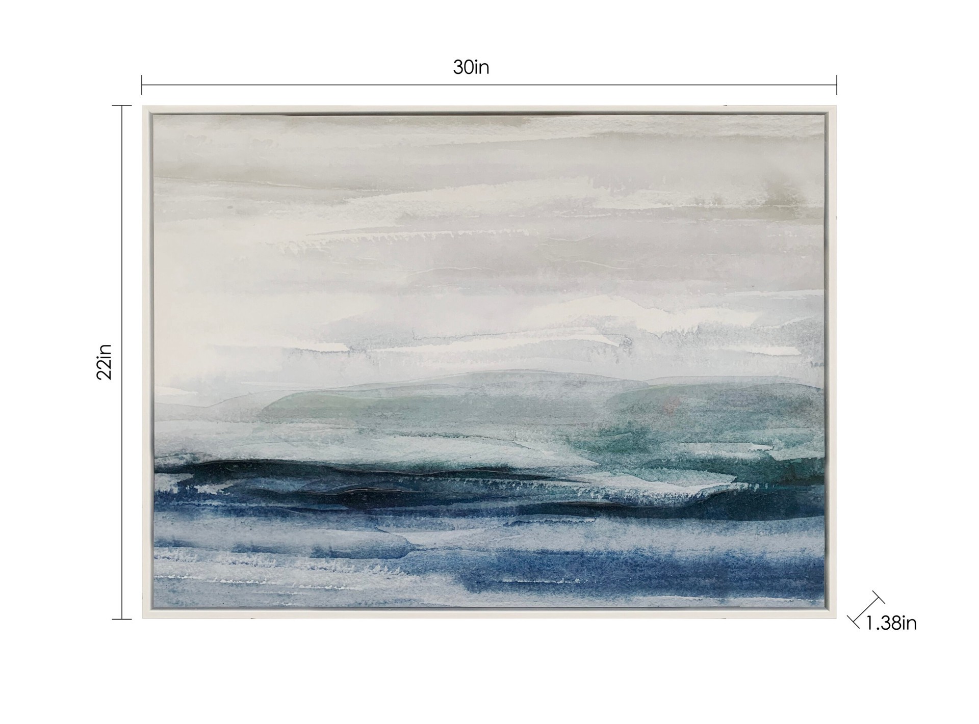 slide 4 of 5, allen + roth 22-in W x 30-in H Plastic Abstract Wall accent, 1 ct