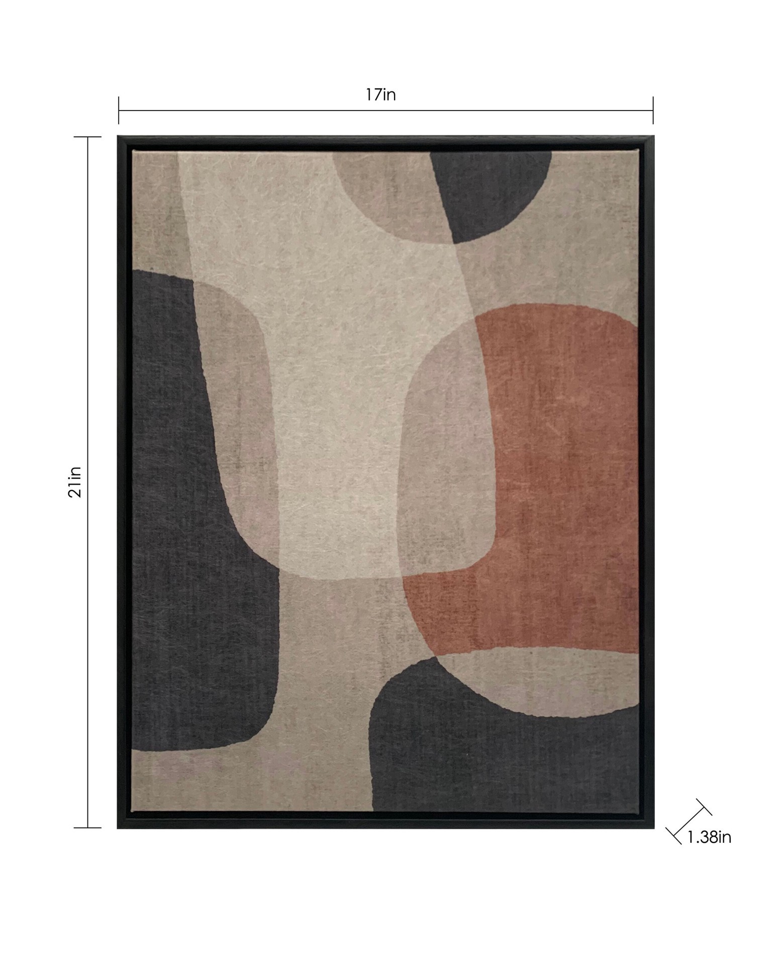 slide 4 of 5, Origin 21 17-in W x 21-in H Plastic Abstract Wall accent, 1 ct