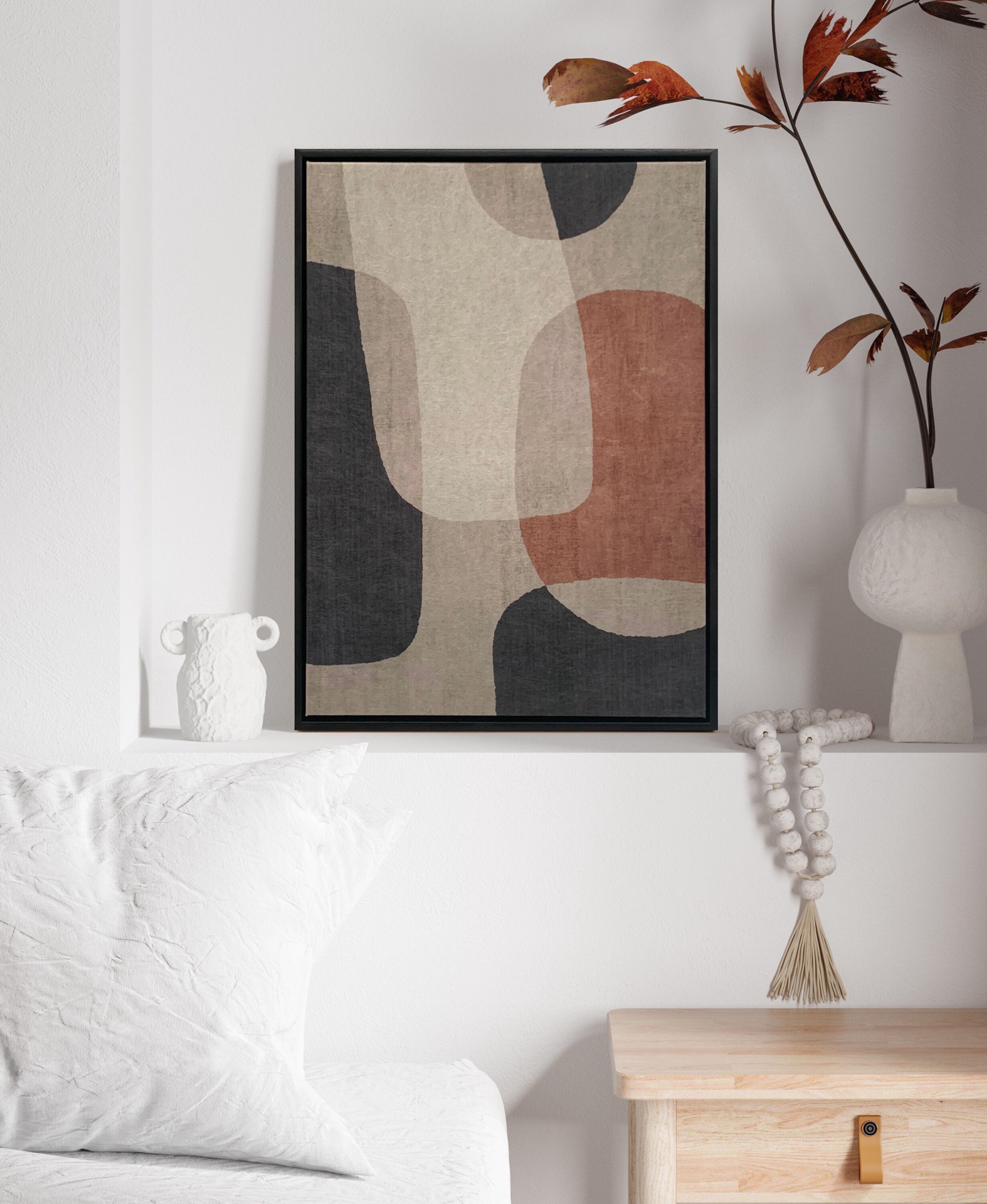 slide 5 of 5, Origin 21 17-in W x 21-in H Plastic Abstract Wall accent, 1 ct