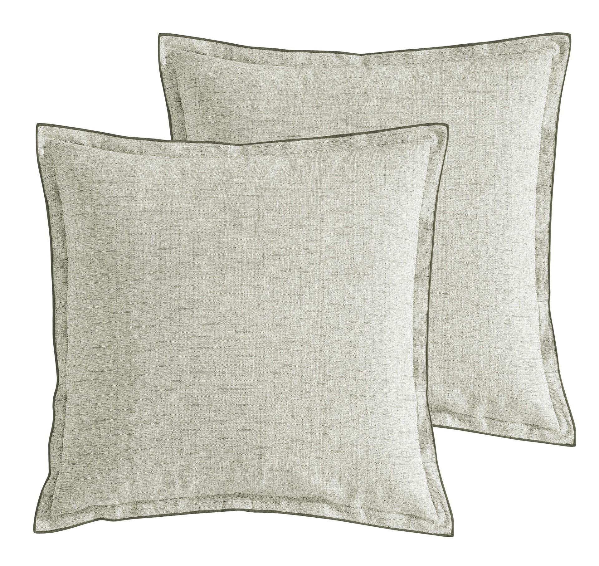 slide 4 of 5, allen + roth 2 -Piece 20-in x 20-in Green Square Indoor Decorative Pillow, 1 ct