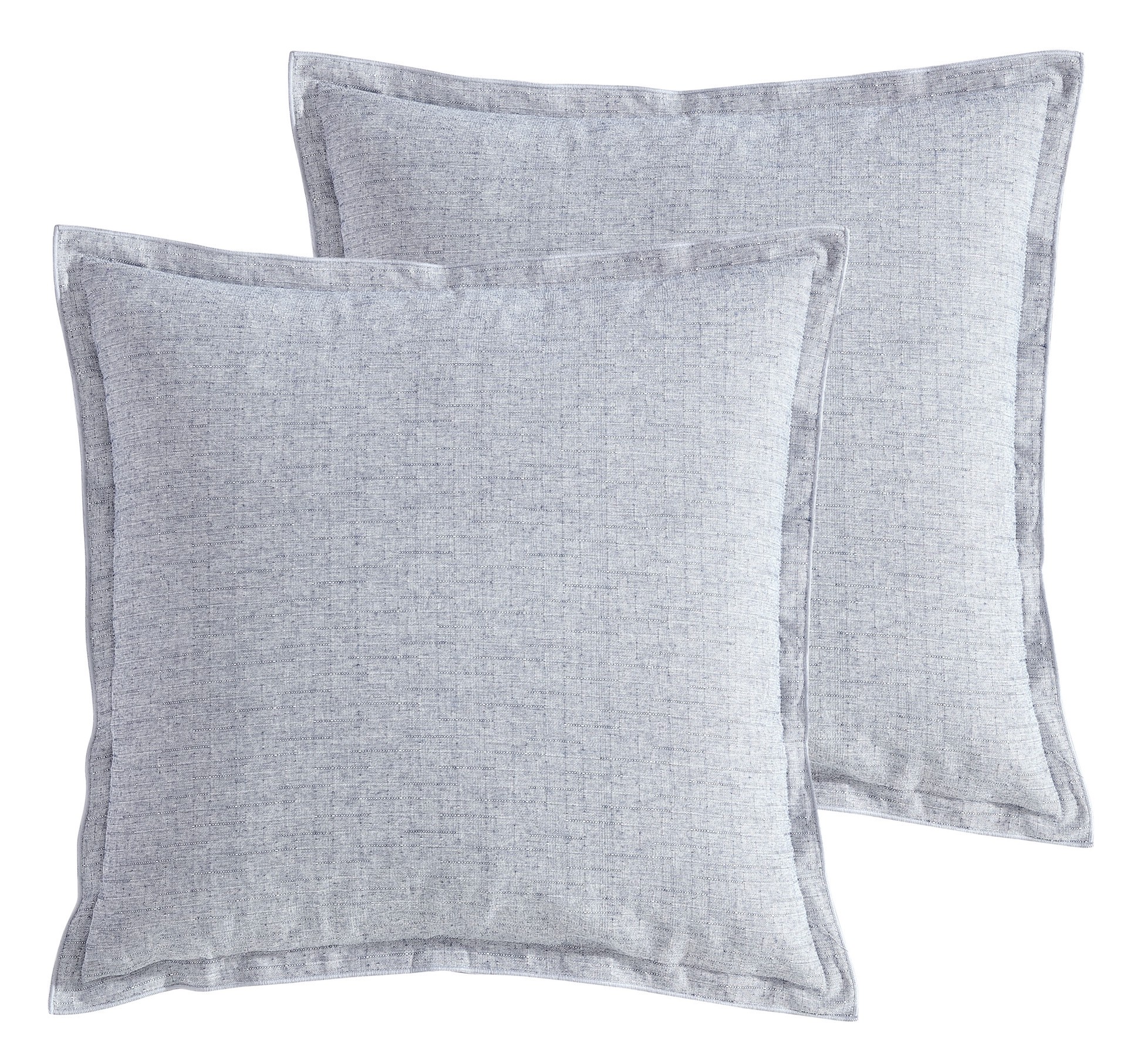 slide 1 of 5, allen + roth 2 -Piece 20-in x 20-in Blue Square Indoor Decorative Pillow, 1 ct