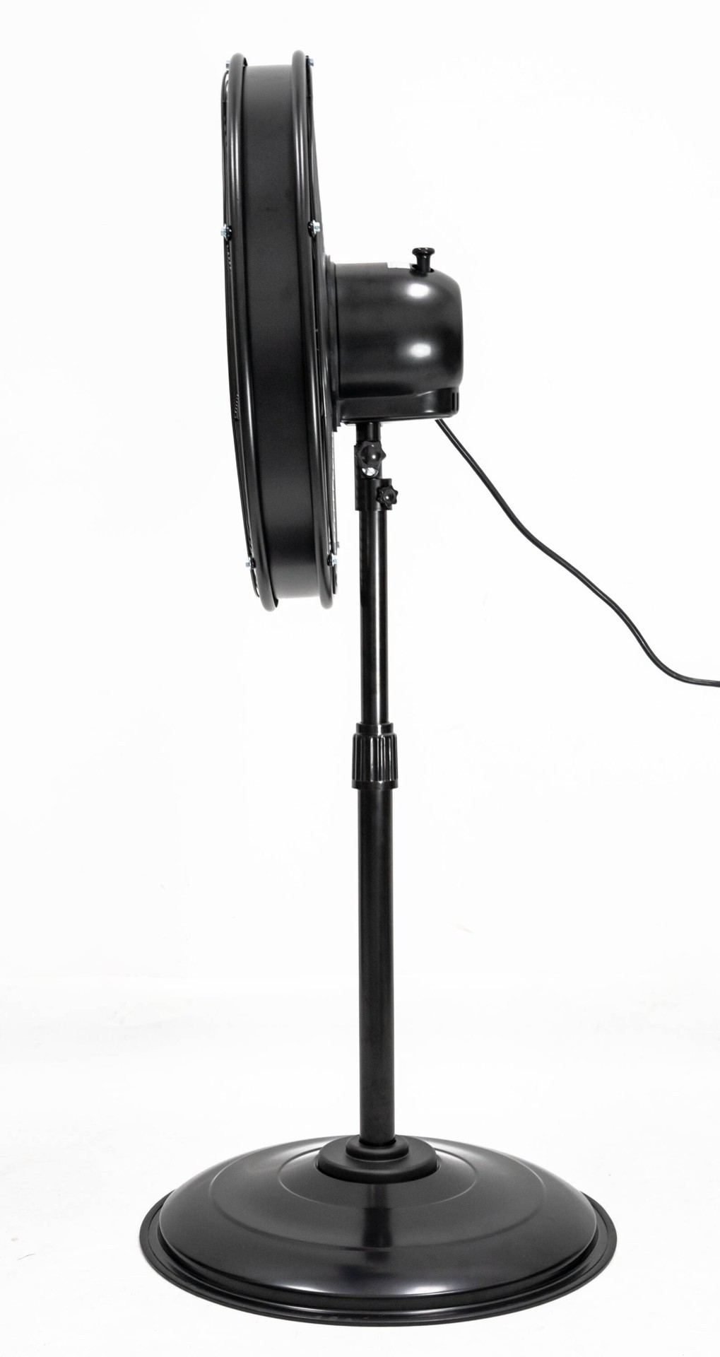 slide 5 of 6, Utilitech 20-in 120 -Volt 3 -Speed High Velocity Indoor Black Oscillating Pedestal Fan, 1 ct