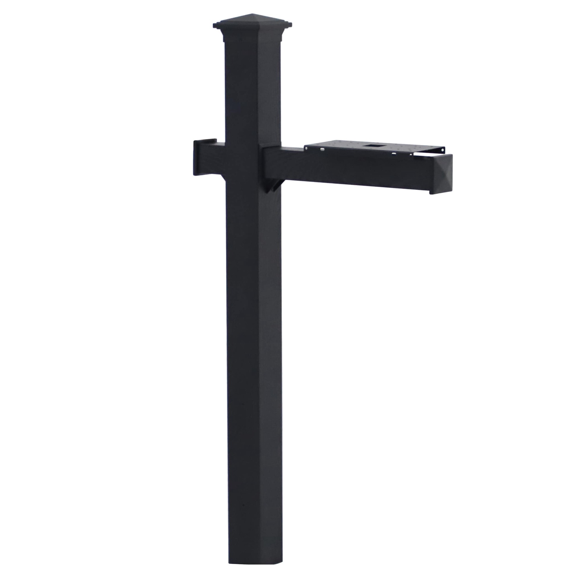 slide 4 of 6, RELIABILT 4 x 4 Black Galvanized steel, 1 ct