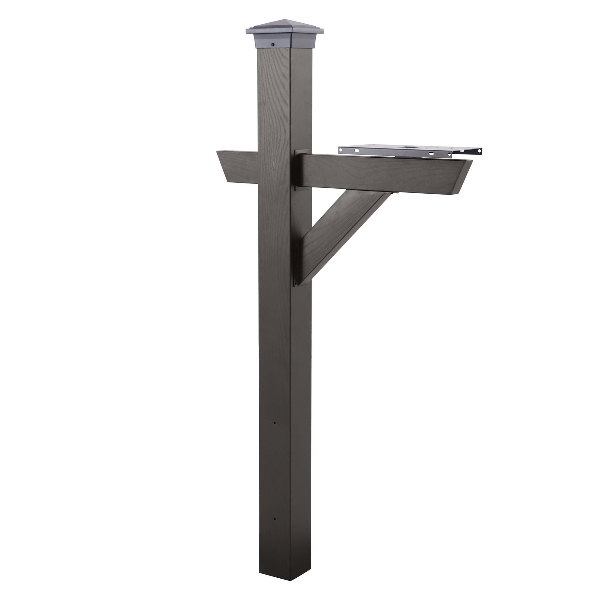 slide 3 of 6, RELIABILT 4 x 4 Brown Galvanized steel, 1 ct