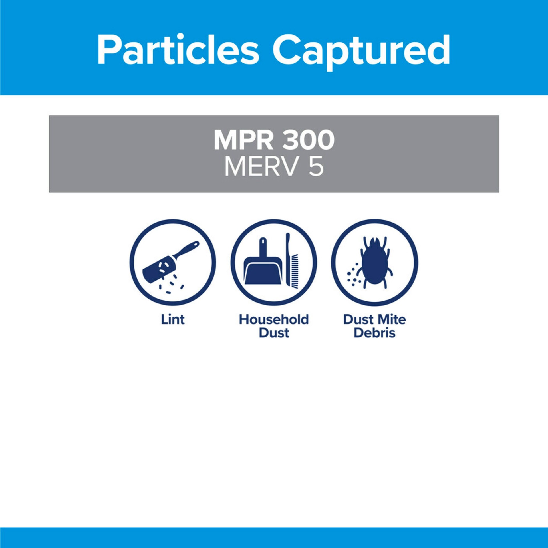 slide 2 of 6, Filtrete 10 x 20 x 1 MERV 5 300 MPR Basic Dust and Lint Electrostatic Air Filter, 1 ct