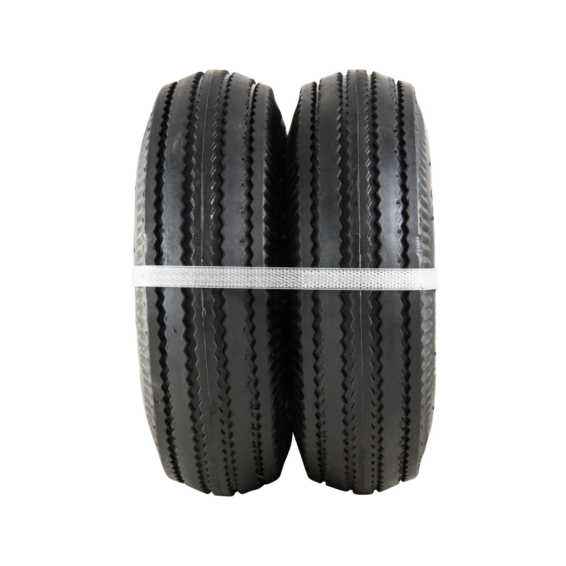 slide 5 of 5, Marathon Easy Fit 2-Pack 10.2-in Sawtooth Wheel and Tire Assembly, 1 ct