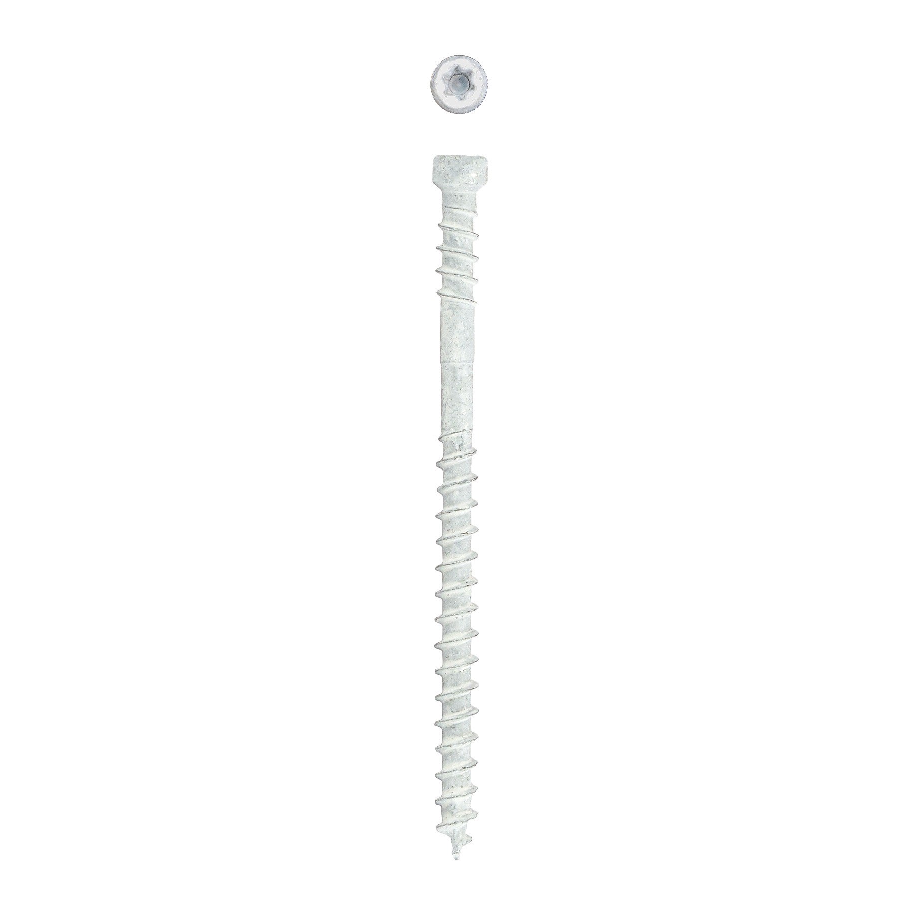 slide 2 of 6, SPAX PowerTrim #8 x 2-1/2-in Double-barrier Exterior Trim screws ( 425 -Per Box ), 1 ct
