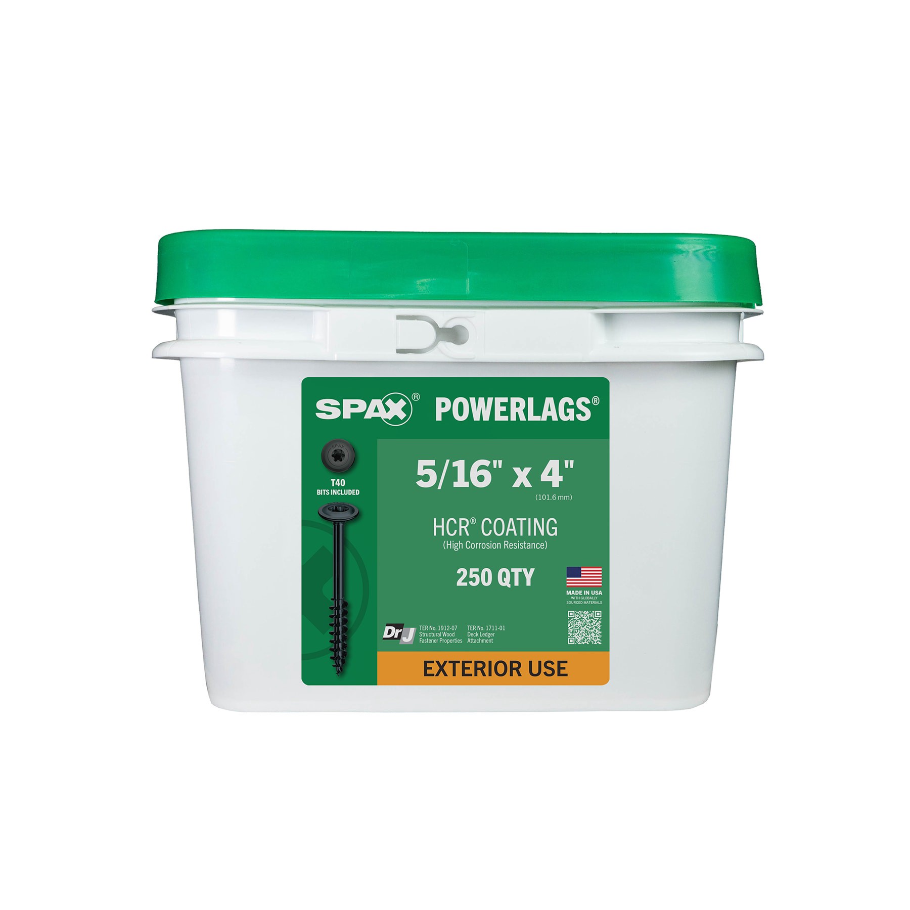 slide 3 of 6, SPAX 5/16-in x 4-in Black Coated Washer -Head Exterior Structural wood screws 250 -Pack, 1 ct