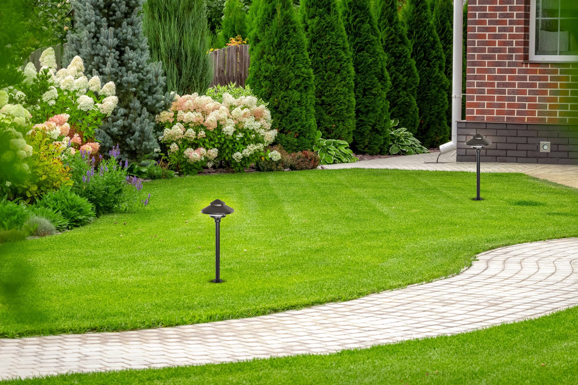 slide 6 of 6, Harbor Breeze 70 -Lumens 3.5 -Watt black Low voltage Plug-in LED Flood light, 1 ct