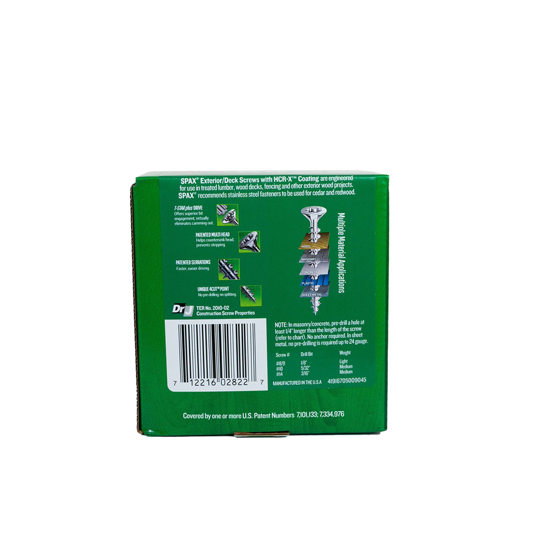 slide 6 of 6, SPAX #10 x 3-1/2-in Double-barrier Multi-Material Exterior Wood Screws (177-Per Box), 1 ct