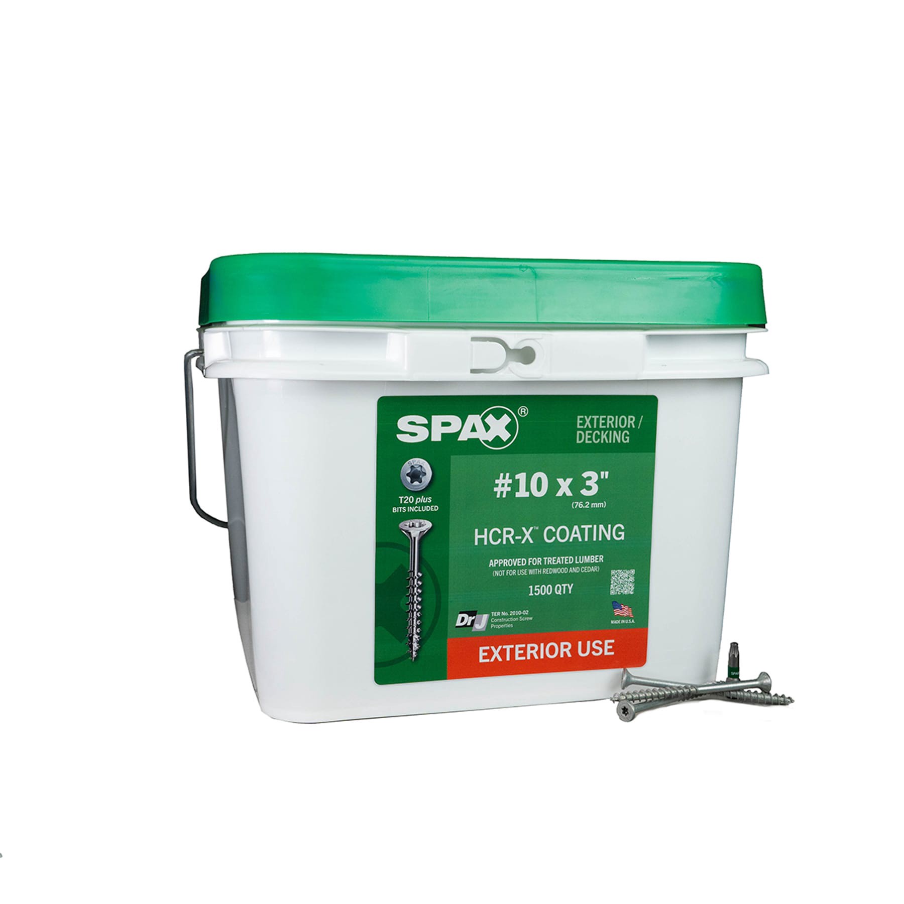 slide 1 of 6, SPAX Multi-Material #10 x 3-in Double-barrier Exterior Wood screws ( 1500 -Per Box ), 1 ct