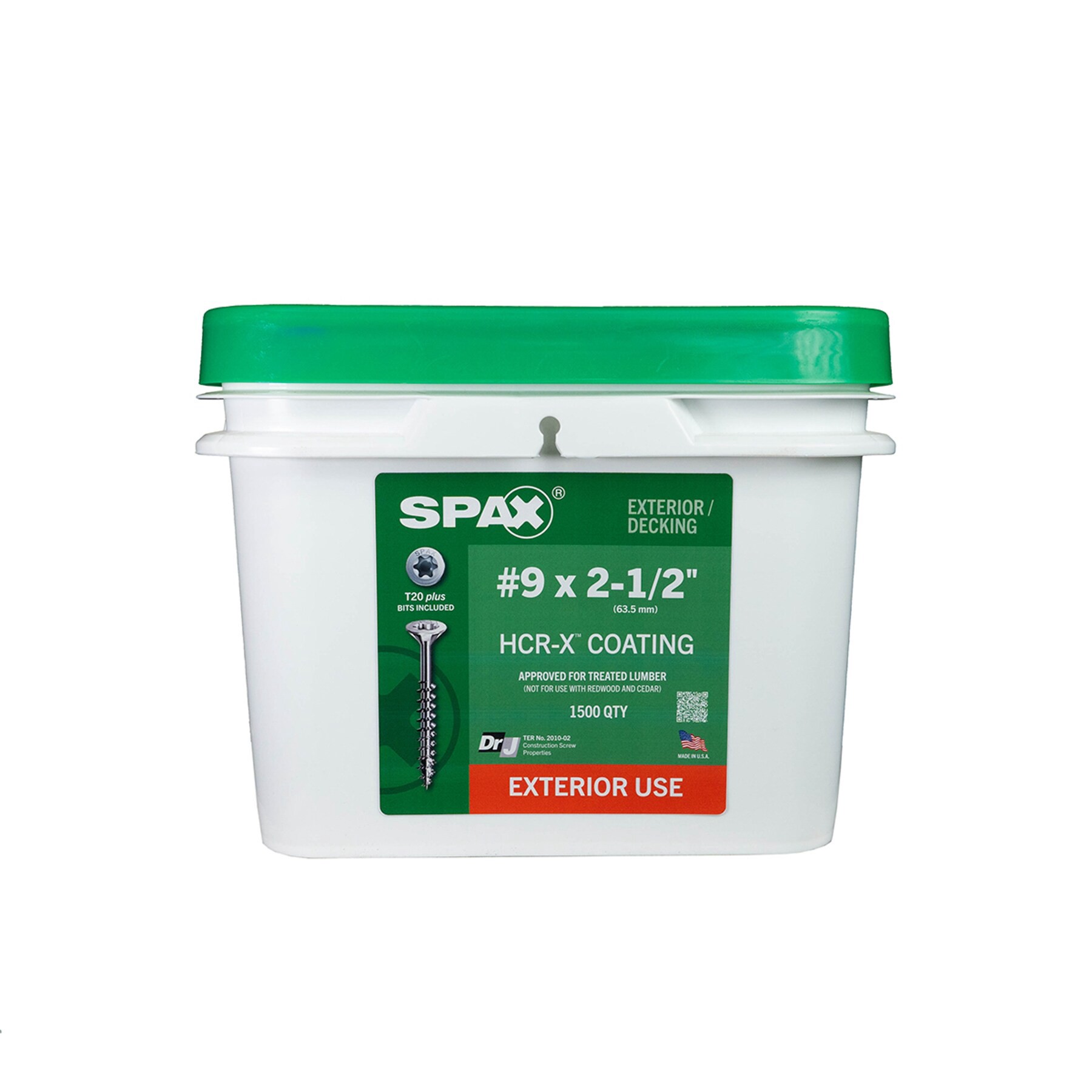 slide 3 of 6, SPAX Multi-Material #9 x 2-1/2-in Double-barrier Exterior Wood screws ( 1500 -Per Box ), 1 ct