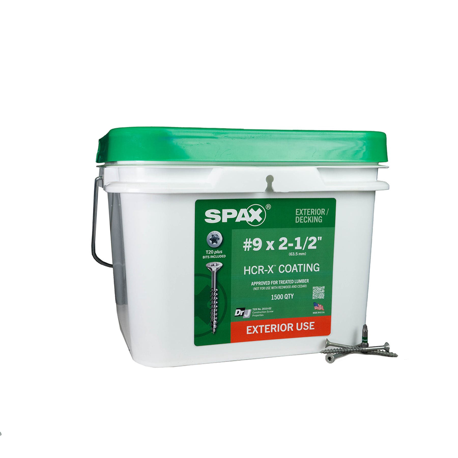 slide 1 of 6, SPAX Multi-Material #9 x 2-1/2-in Double-barrier Exterior Wood screws ( 1500 -Per Box ), 1 ct