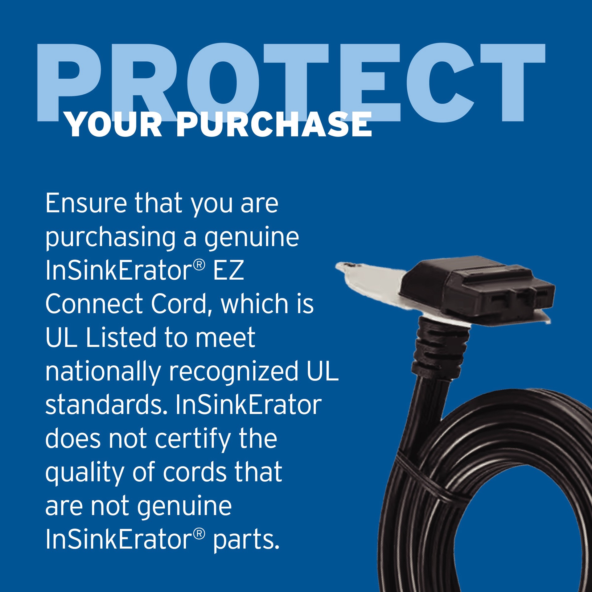 slide 2 of 6, InSinkErator EZ Connect Power Cord 1.125-in Black Rubber Garbage Disposal Installation tool, 1 ct
