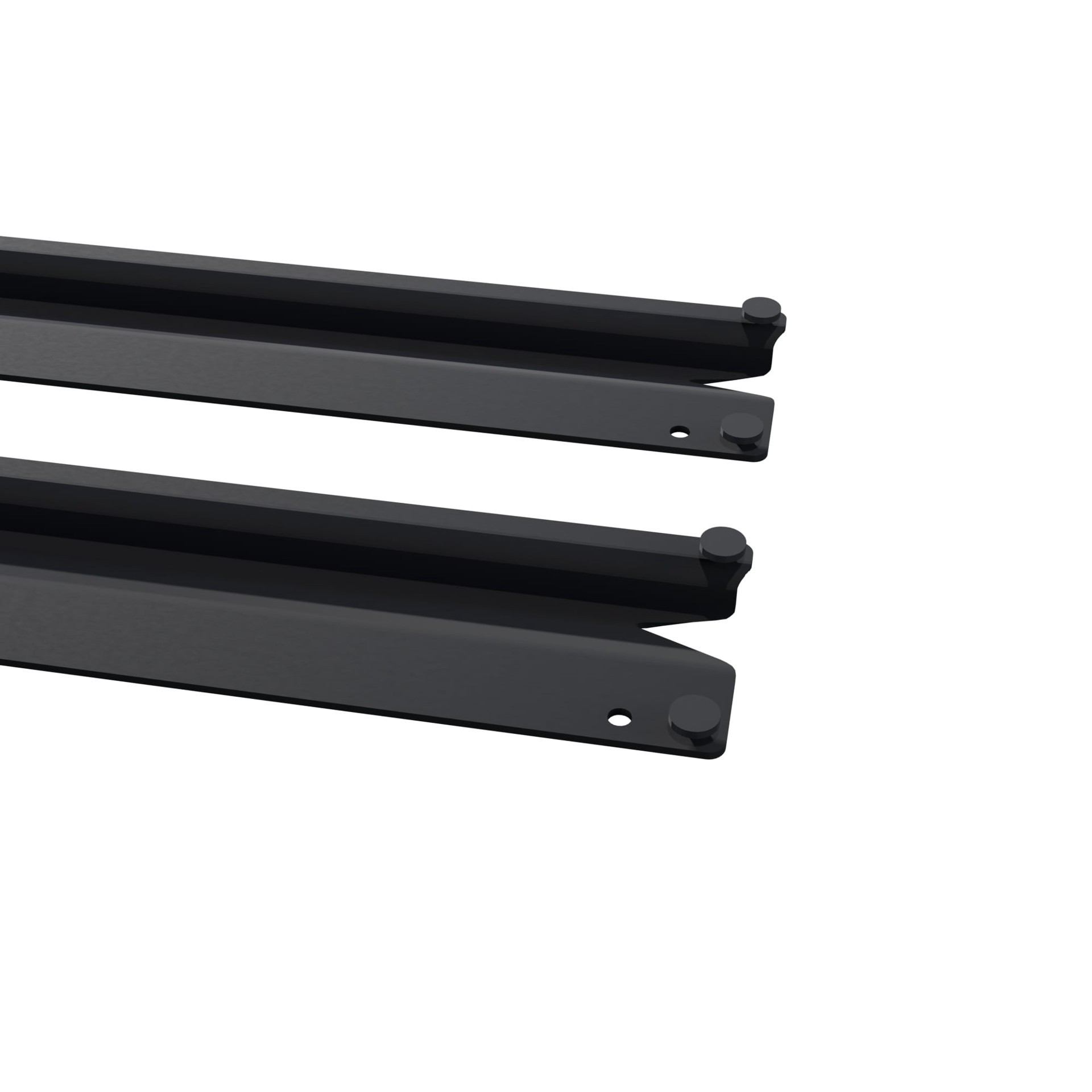 slide 6 of 6, Project Source Heavy Duty Black Metal Frame kit with Solid/Ventilated Shelves ( 36-in W x 18-in D x 3-in H ), 1 ct